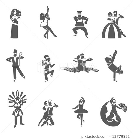 Dance Icon Set 13779531