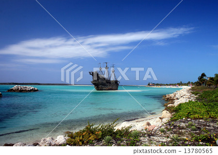 Caribbean Pirate Ship Caribbean Pirate Ship 13780565