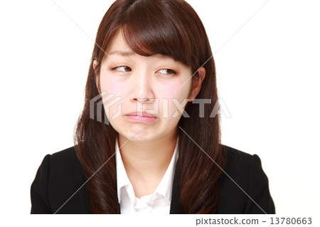悲傷的女商人 13780663