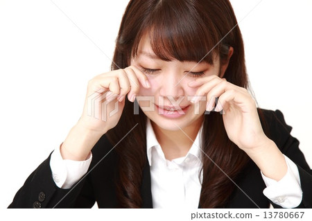 哭泣的女商人 13780667