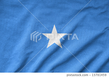 Ruffled Somalia Flag Ruffled Somalia Flag 13781459
