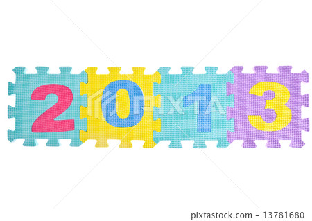 Puzzle toy with 2013 Puzzle toy with 2013 13781680