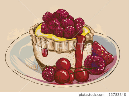 Sweets - An Hand drawn Illustration Sweets - An Hand drawn Illustration 13782848