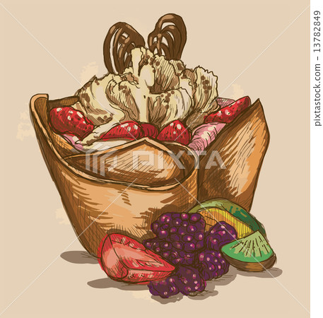 Sweets - An Hand drawn Illustration Sweets - An Hand drawn Illustration 13782849
