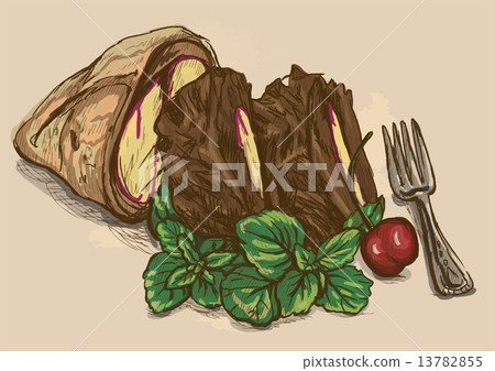 Sweets - An Hand drawn Illustration Sweets - An Hand drawn Illustration 13782855