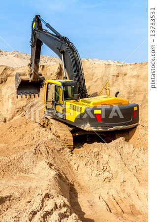 Excavator at Work 13783531