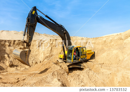 Excavator at Work 13783532