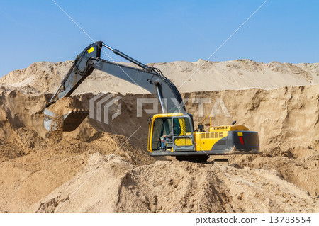 Excavator at Work Excavator at Work 13783554