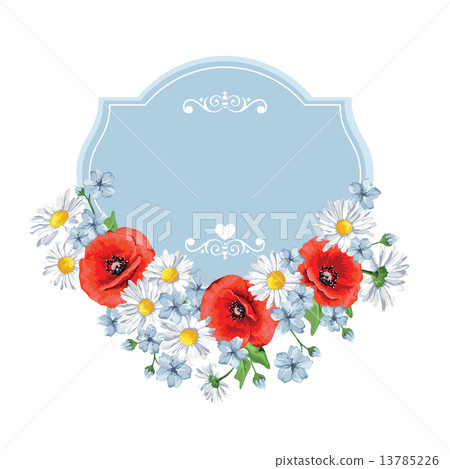 Flowers for background greeting cards and invitations of the wedding, birthday, Valentine's Day, Mot 13785226