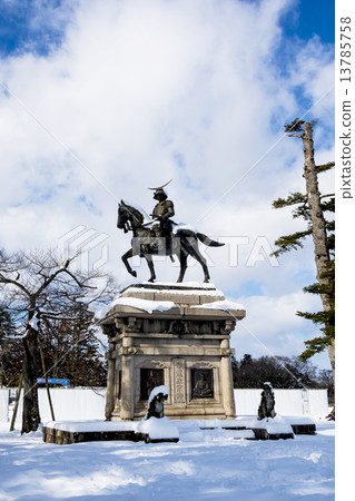 Saints-day politicalist equestrian statue 13785758