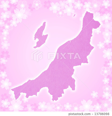 新潟縣地圖 13786098
