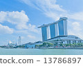 Marina Bay Sands - A Singapore's travel and business landmark 13786897