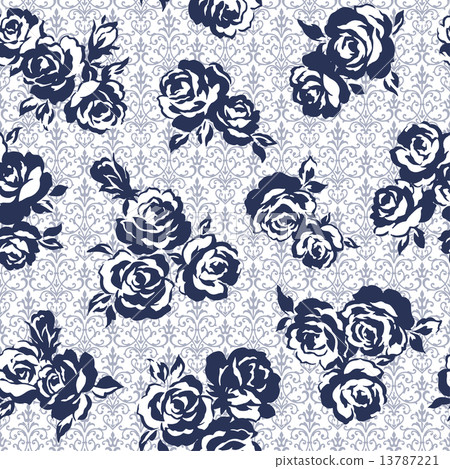 玫瑰圖案 13787221