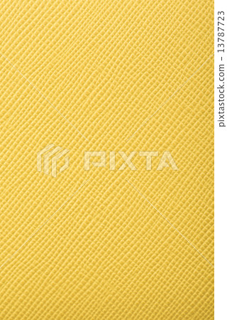 yellow embossed leather texture background 13787723