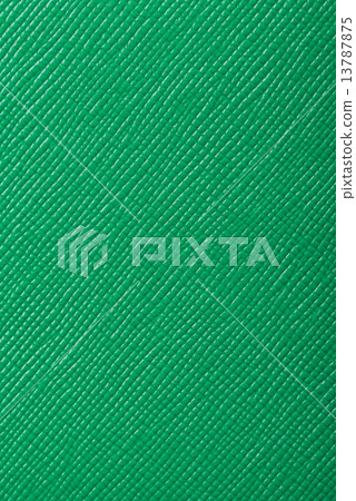 green embossed leather texture background 13787875