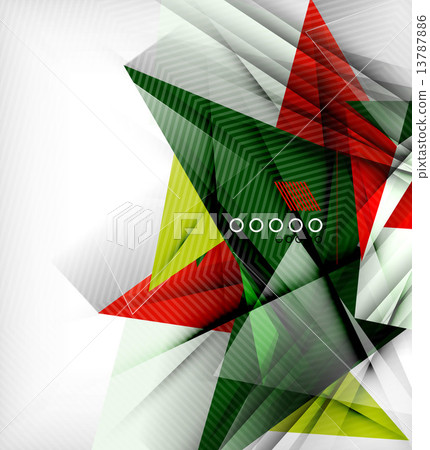 Color triangles, unusual abstract background Color triangles, unusual abstract background 13787886