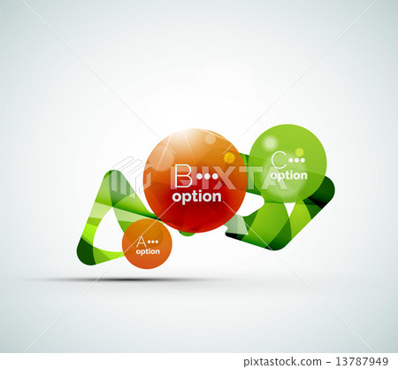 Abstract step infographics business layout 13787949