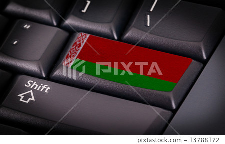 Flag on keyboard Flag on keyboard 13788172