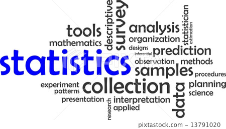 word cloud - statistics - Stock Illustration [13791020] - PIXTA