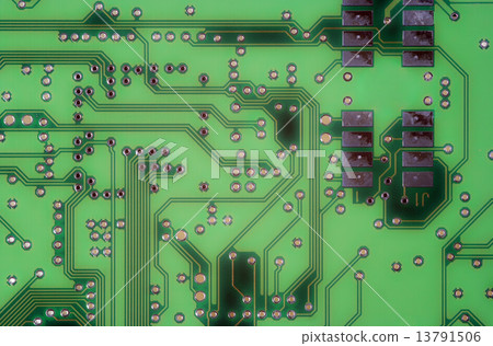 printed circuit - motherboard printed circuit - motherboard 13791506