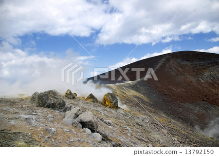 Grand Crater, island Volcano, Lipari Islands, Sicily Grand Crater, island Volcano, Lipari Islands, Sicily 13792150