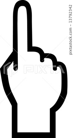 On finger arrow mark On finger arrow mark 13792342