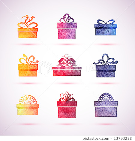 Vector gift box icons 13793258