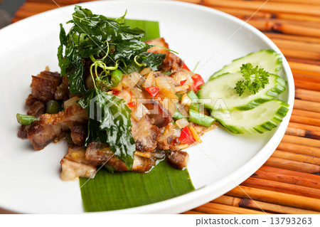 Thai Crispy Pork Meal 13793263