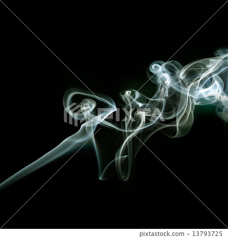 smoke on a darkbackground 13793725
