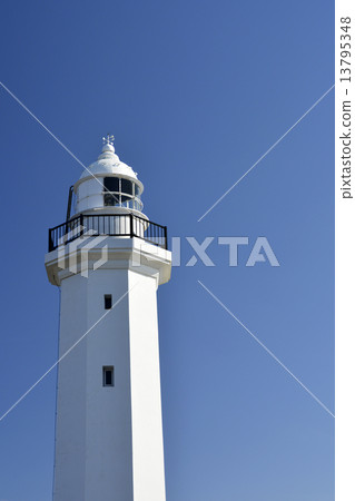 Blue sky and Katsuura lighthouse 13795348