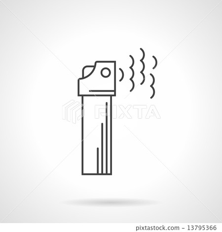Contour vector icon for gas spray Contour vector icon for gas spray 13795366