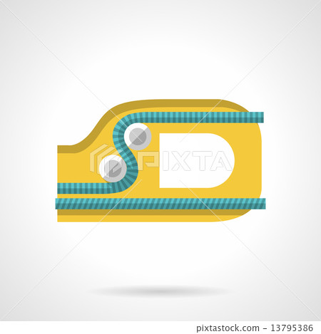 Colored ascender flat vector icon Colored ascender flat vector icon 13795386