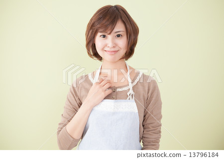 圍裙 人 人物 13796184