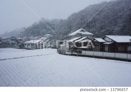 在東京郊區的八王子市1月 13796857