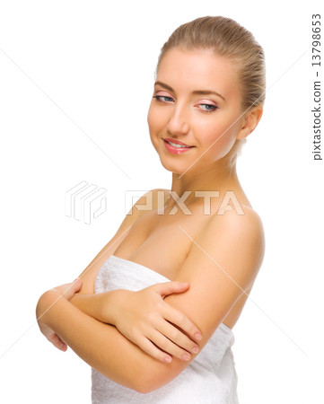 Young healthy girl isolated 13798653