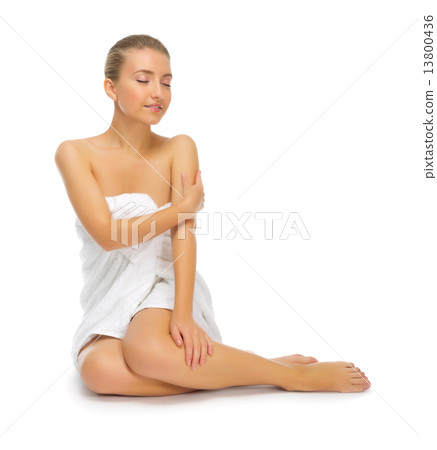 Young healthy girl isolated 13800436