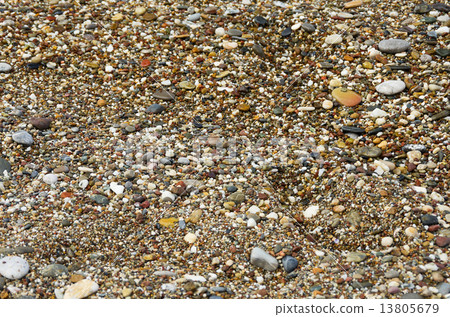 Wet pebblestones Wet pebblestones 13805679