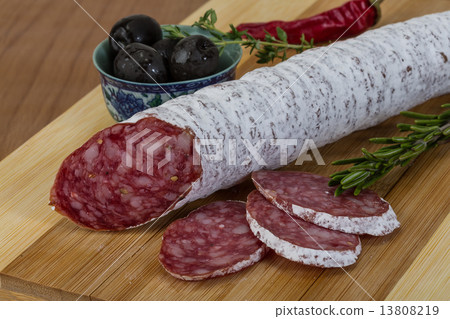 Fuet sausage 13808219