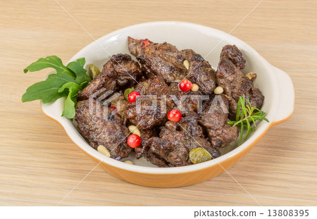 Roasted venison 13808395