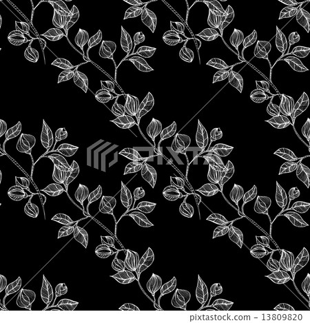 floral background seamless 13809820