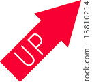 向上箭頭 13810214