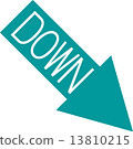 向下箭頭 13810215