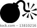 炸彈標記 13810216