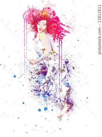 cheerful lady cheerful lady 13812611