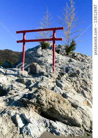 在Hayama Ichiro海岸的冬天 13812697