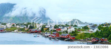 Summer village Reine (Lofoten, Norway). 13813066