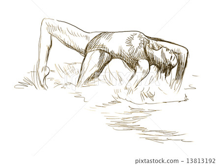 synchronized swimming 13813192