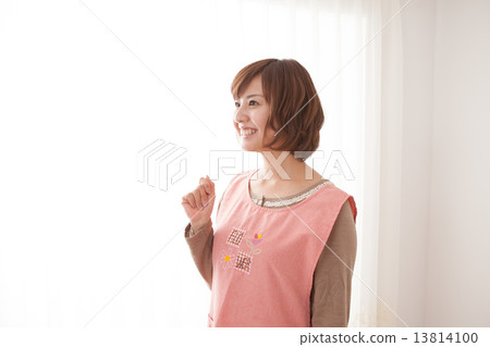 Apron, person, grin 13814100