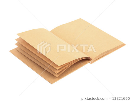 brown book isolated on white background brown book isolated on white background 13821690