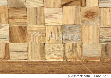 wood block square texture background 13821846